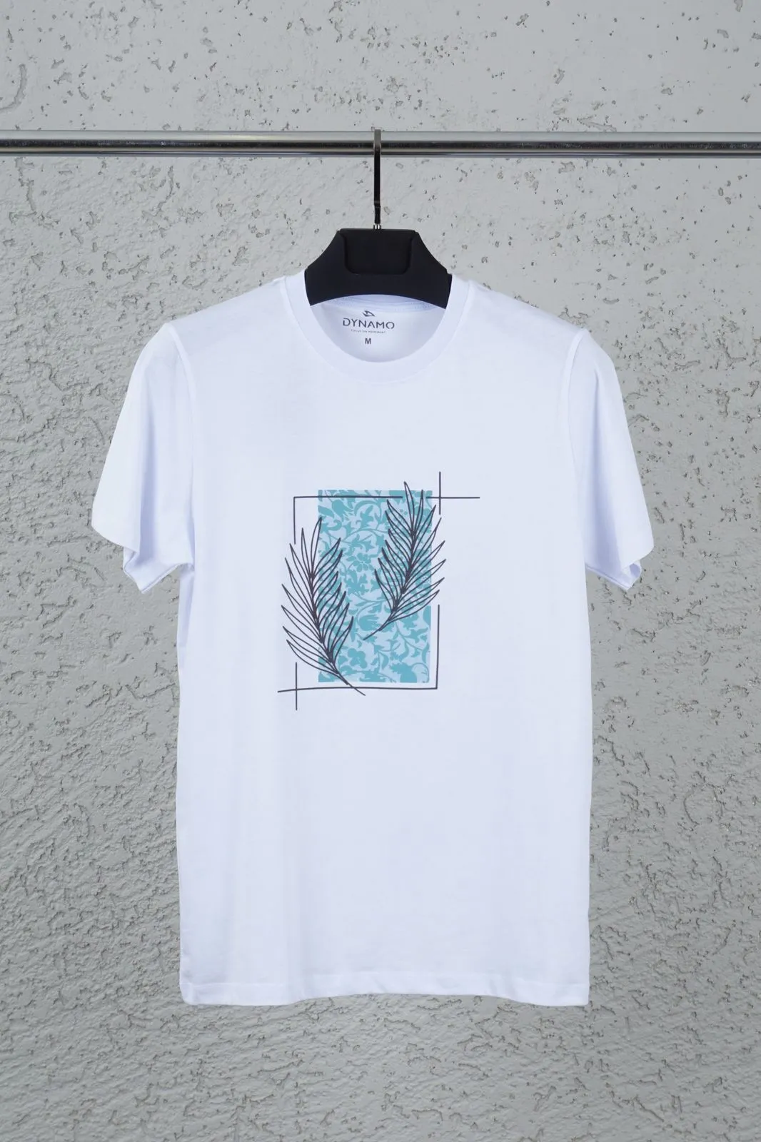 1-t118 Square feather Big size Men's T-shirt