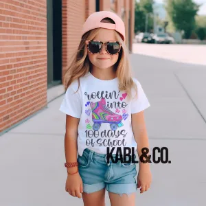 100 Days of School Skates Girl