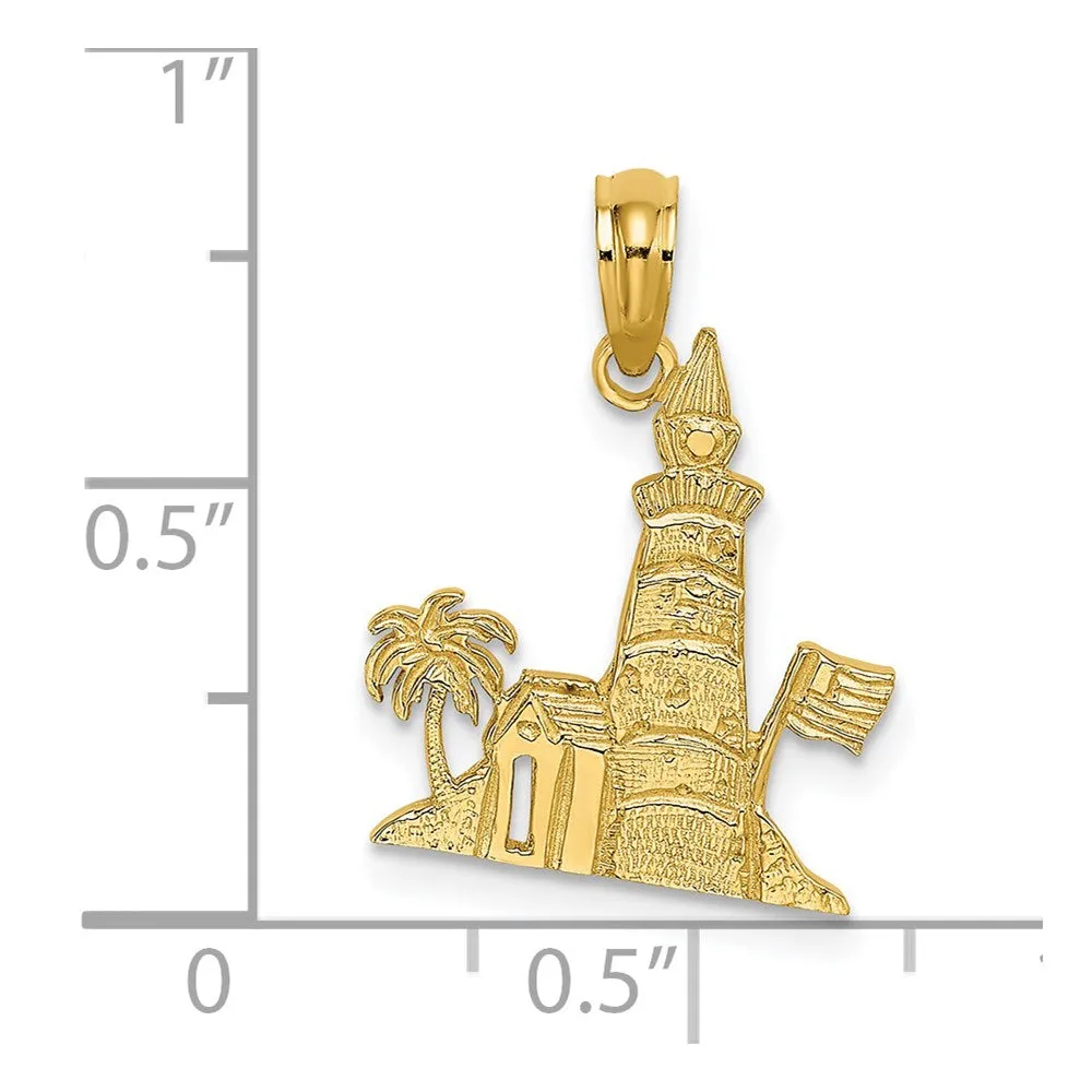 14k Lighthouse Charm