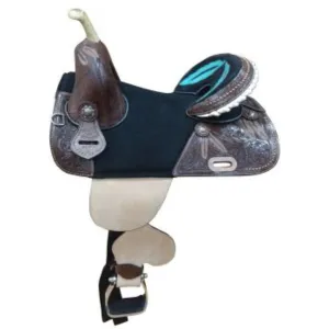 16" DOUBLE T LEATHER TREELESS SADDLE