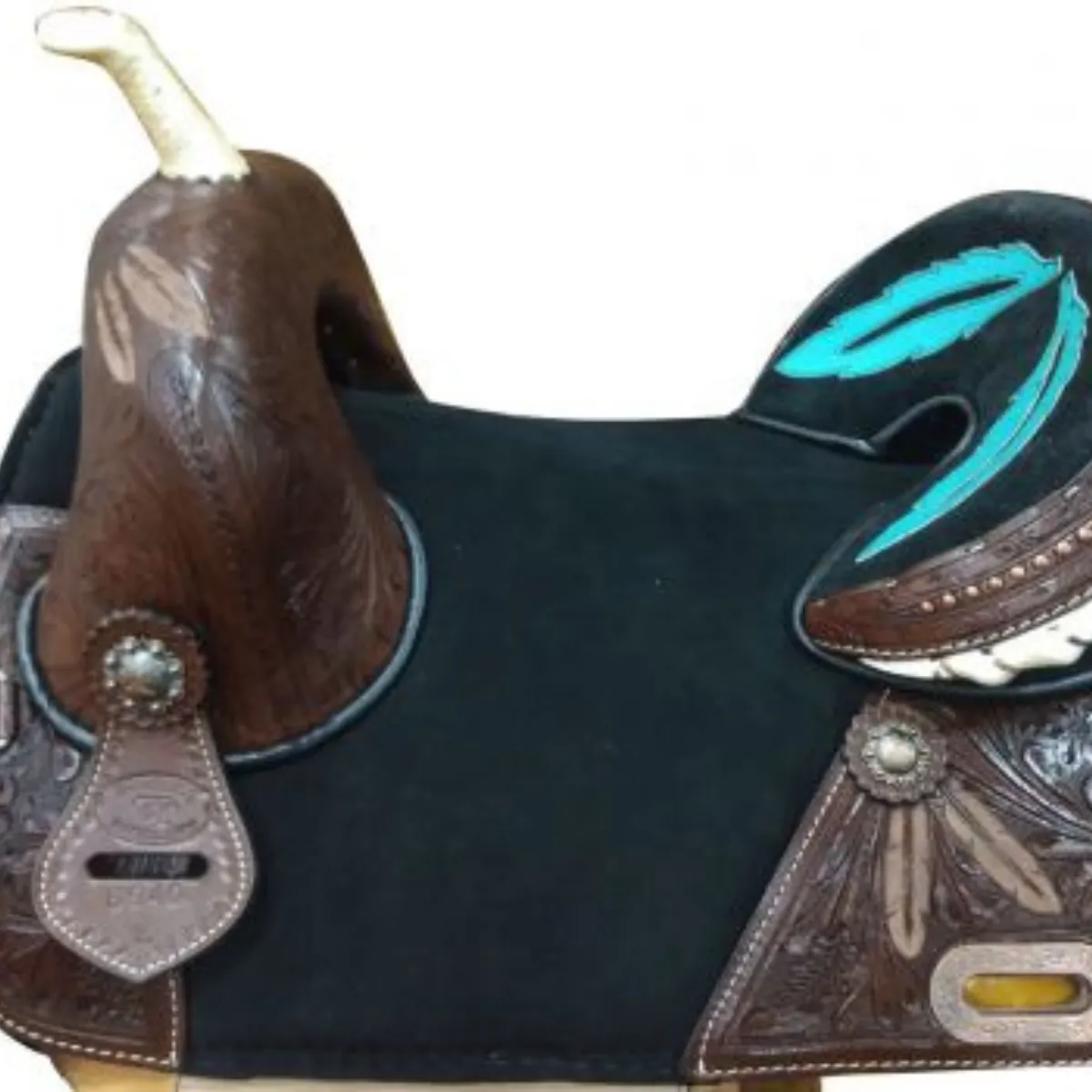 16" DOUBLE T LEATHER TREELESS SADDLE