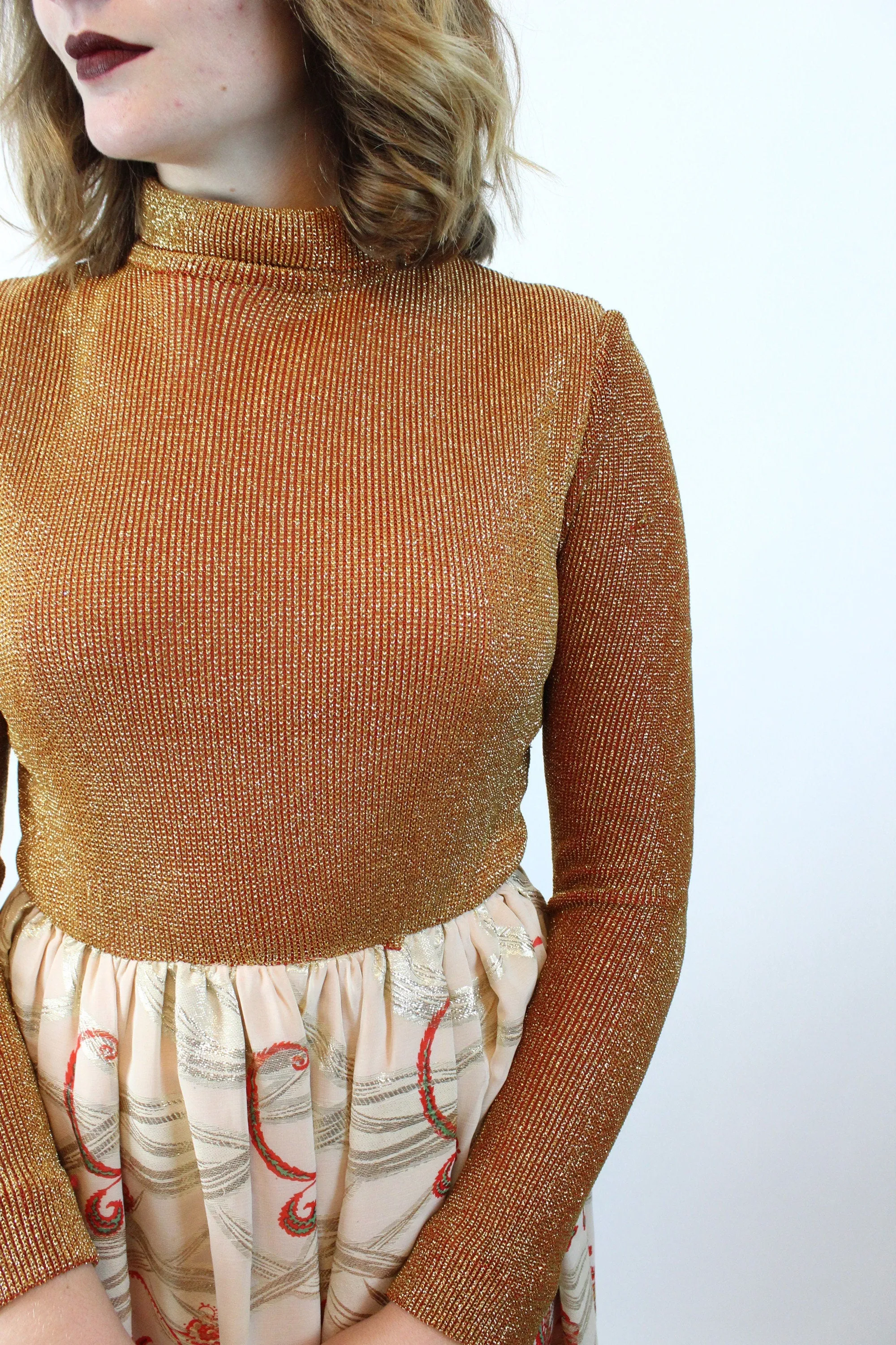1960s VICTOR COSTA romantica marabou feather dress small | new winter