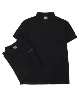 2PIECES PACK SIGNATURE EMBROIDERY BIG POLO SHIRTS