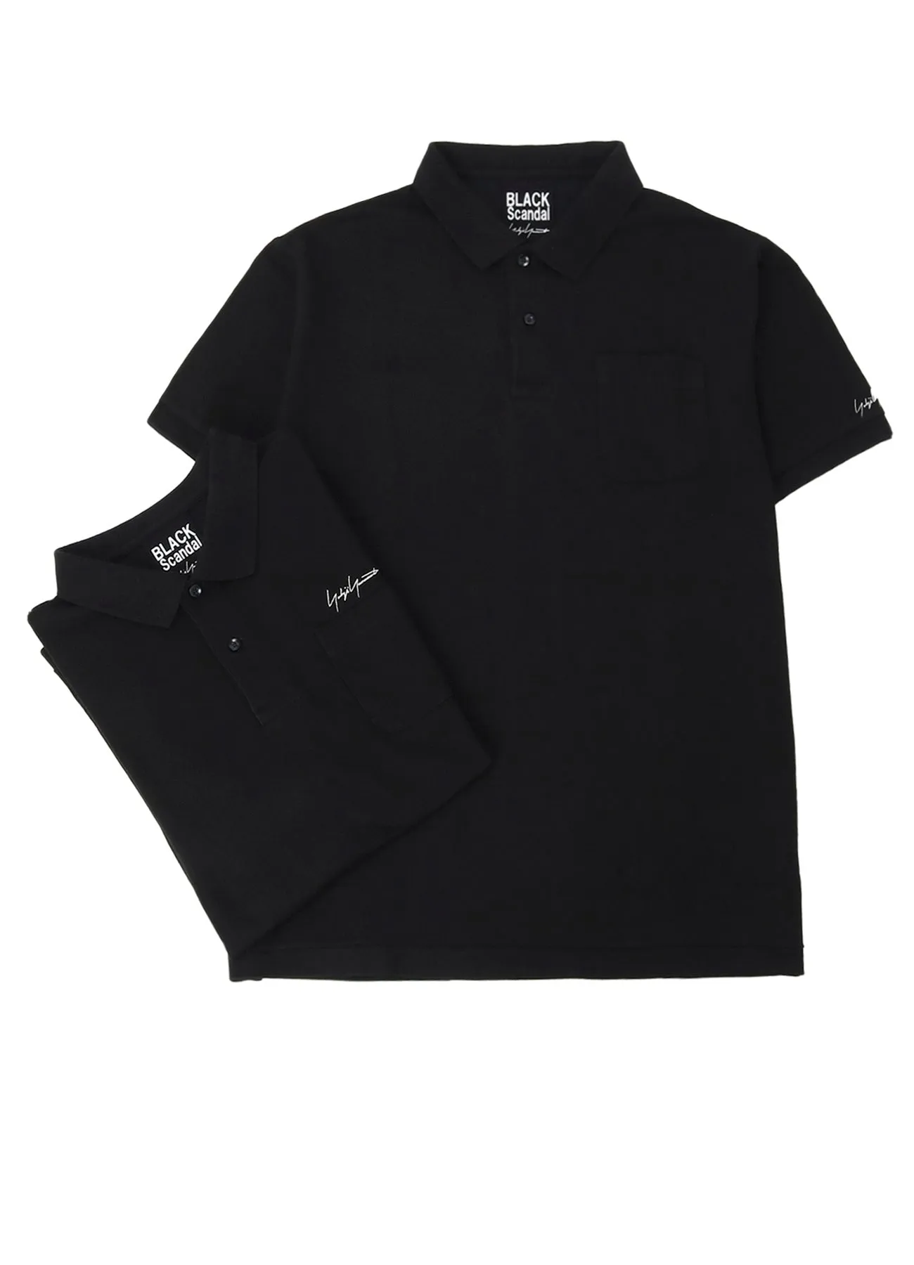 2PIECES PACK SIGNATURE EMBROIDERY BIG POLO SHIRTS