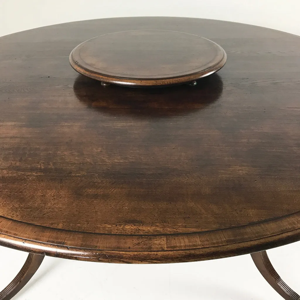 72" English Birdcage Table