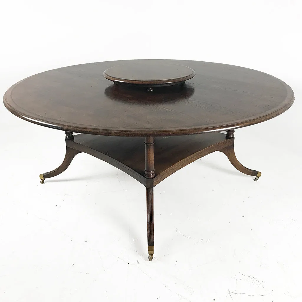 72" English Birdcage Table