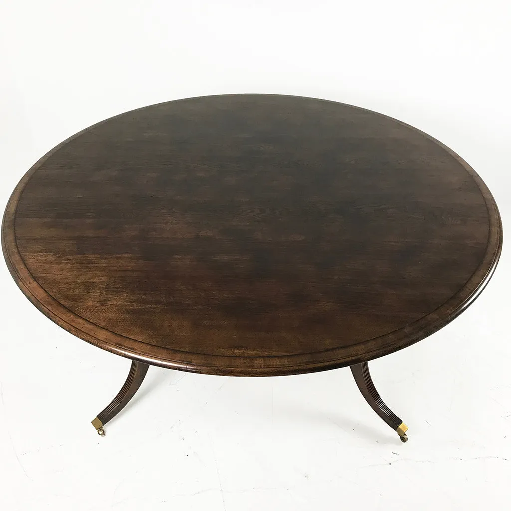 72" English Birdcage Table