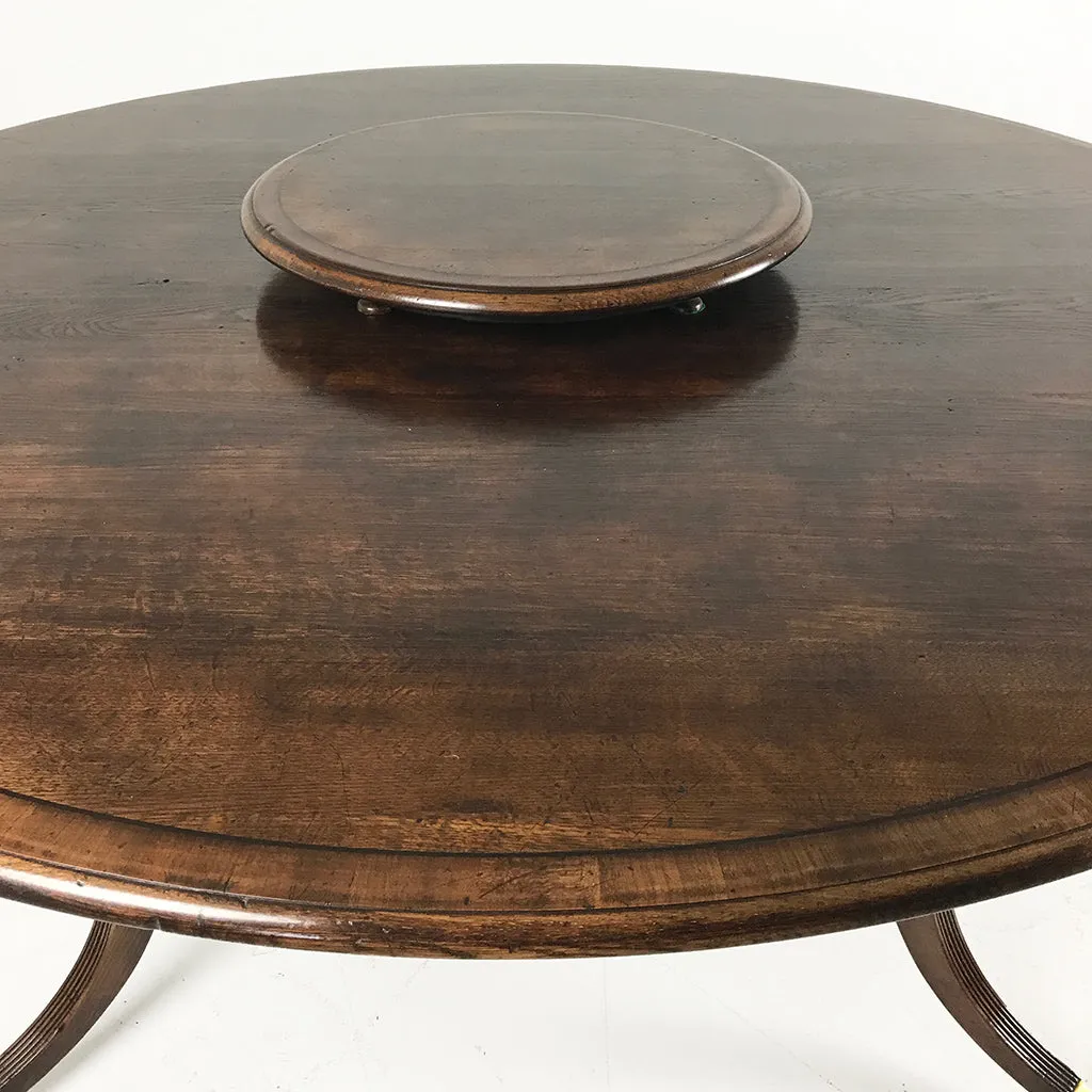 72" English Birdcage Table
