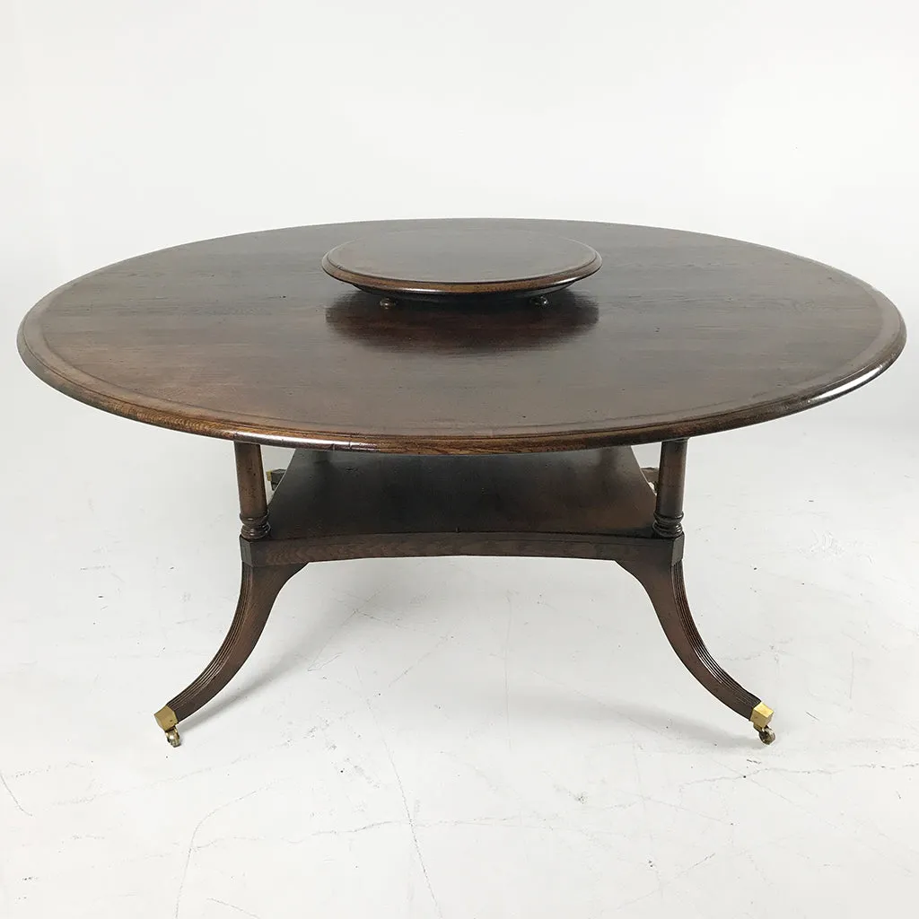 72" English Birdcage Table