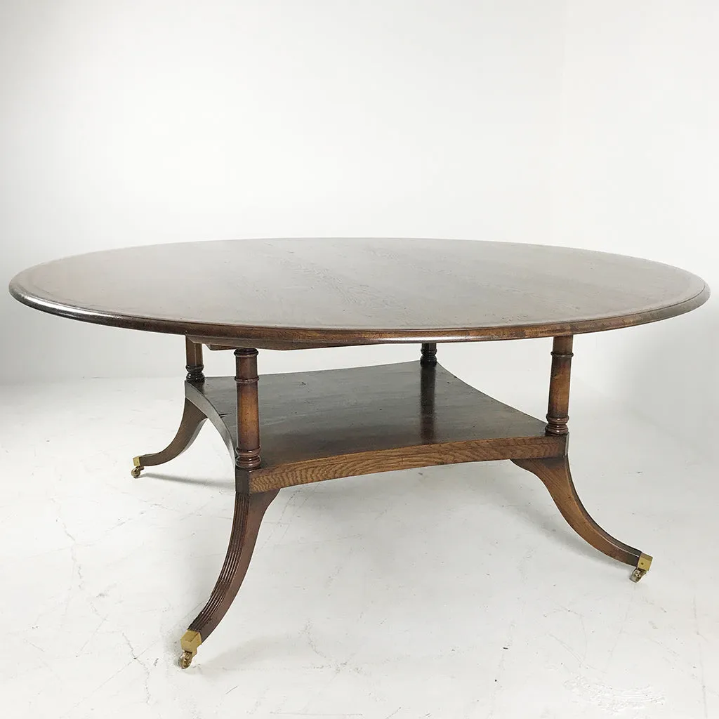 72" English Birdcage Table