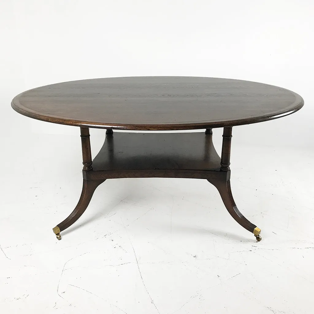 72" English Birdcage Table