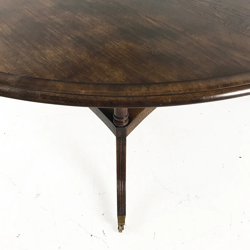 72" English Birdcage Table