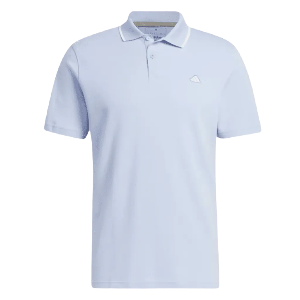 Adidas 2023 Go-To Pique Golf Polo Shirt - Blue
