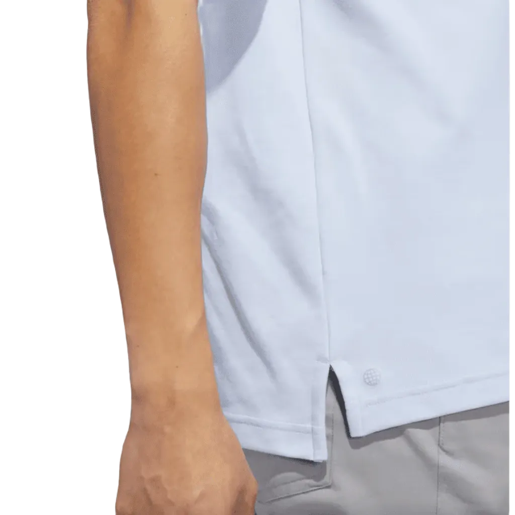 Adidas 2023 Go-To Pique Golf Polo Shirt - Blue