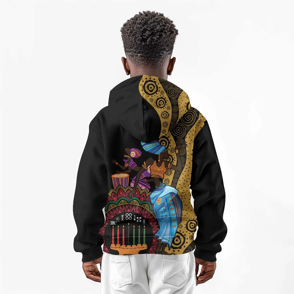 Africa Happy Kwanzaa Kid Hoodie Tribal Dance LT7
