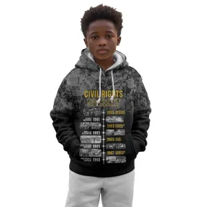 African-American History Month Kid Hoodie Civil Rights Movement LT15
