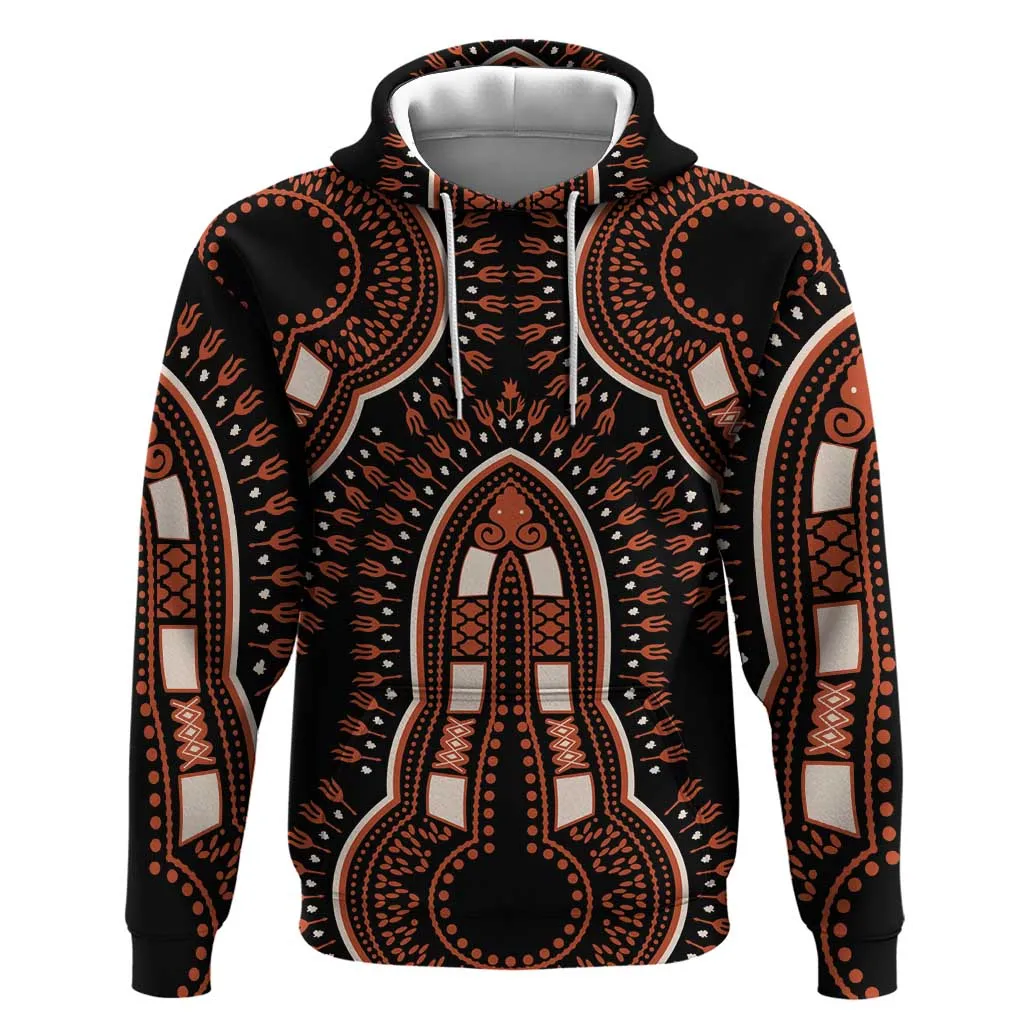 African Dashiki Hoodie Afro Vintage Pattern LT01