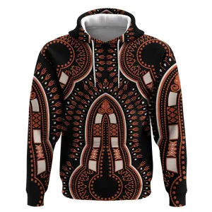 African Dashiki Hoodie Afro Vintage Pattern LT01