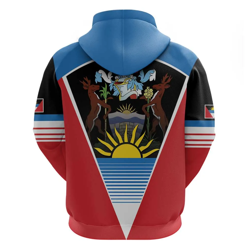 Afro-Antiguans and Barbudans 1981 Zip Hoodie Each Endeavouring All Achieving LT9