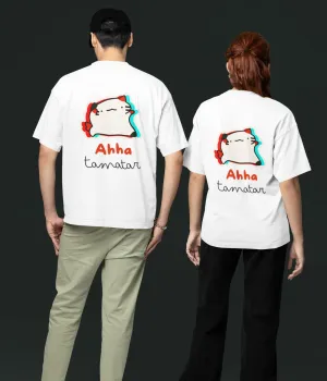 Ahha Tamatar - Unisex Terry Oversized T-Shirt