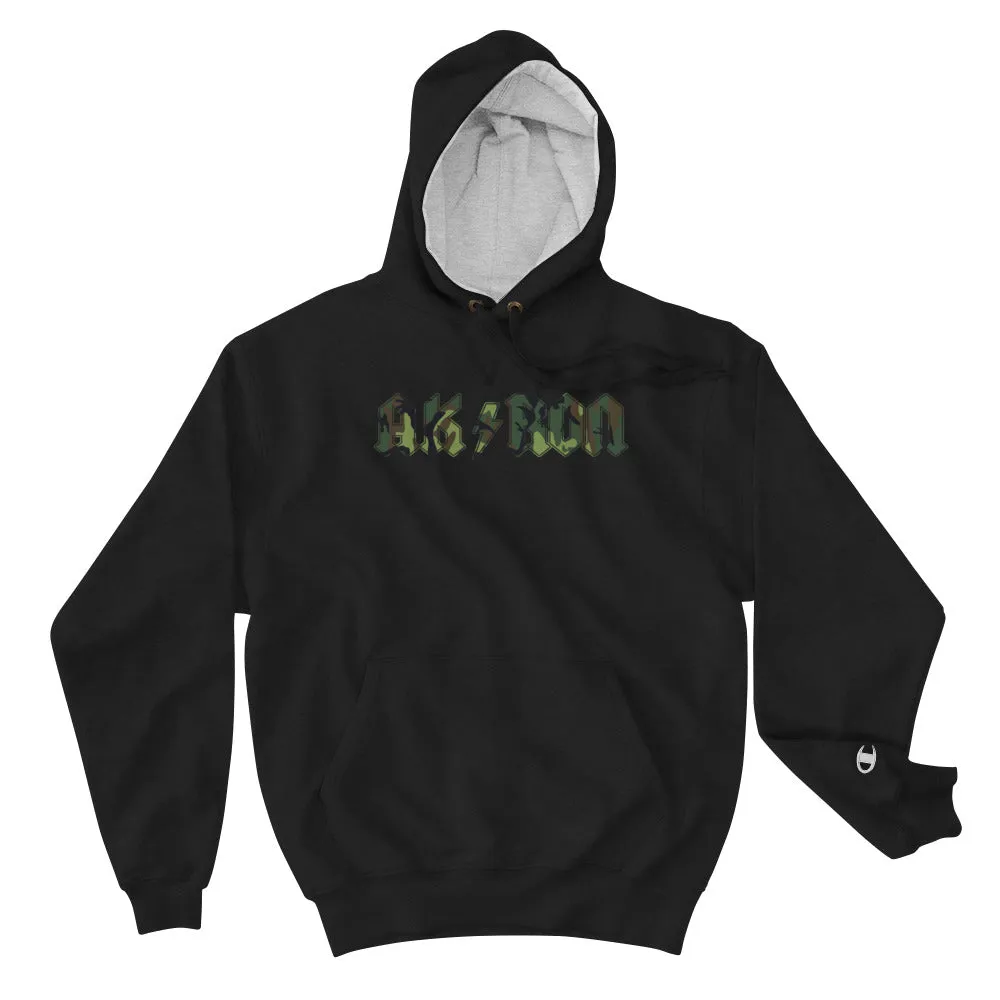 AK/RON CAMO 30 X Champion Hoodie