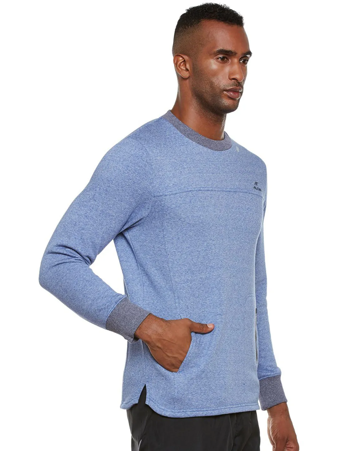 Alcis Mens Blue Sweat Shirt 311MSS262