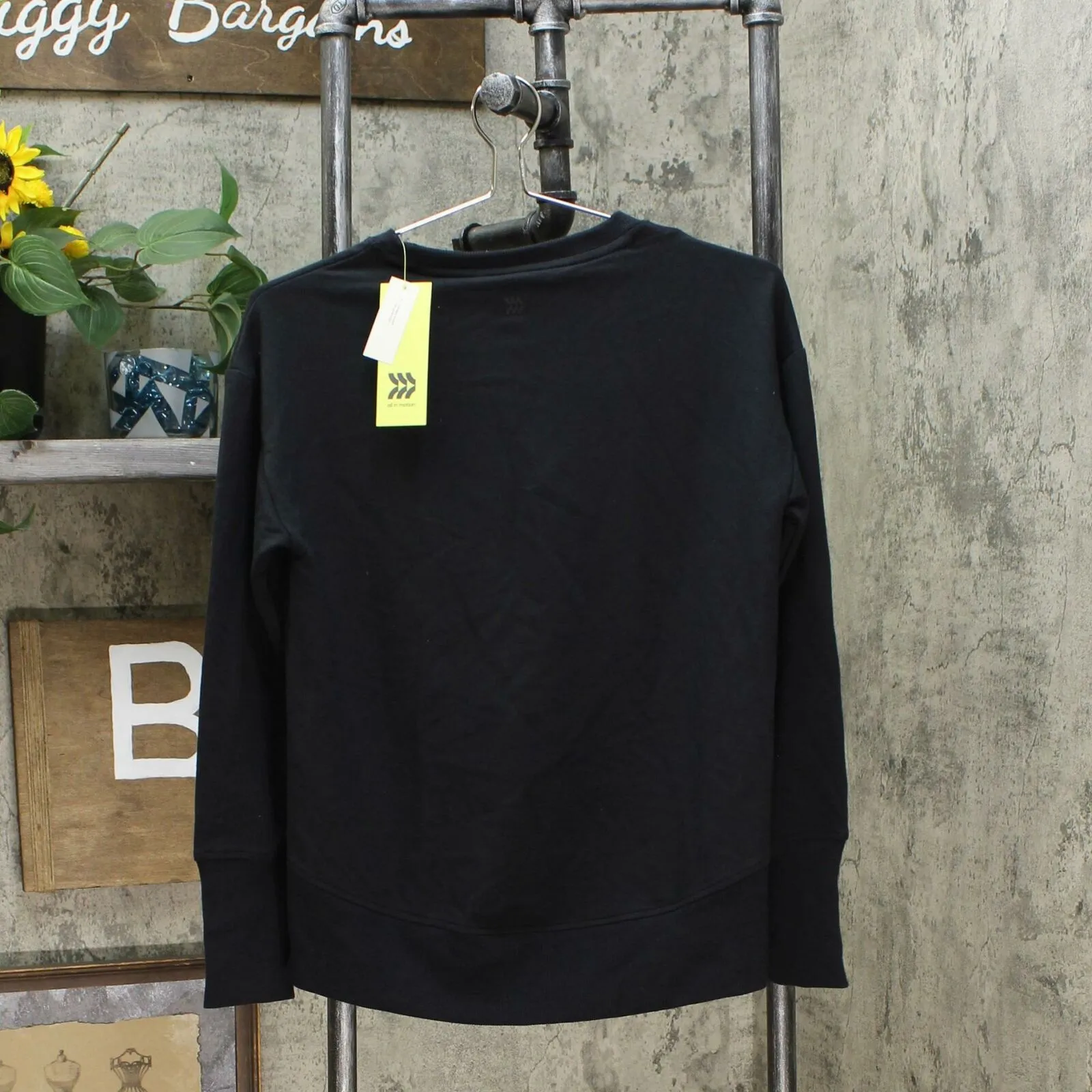 All In Motion Women's French Terry Crewneck Pullover Top