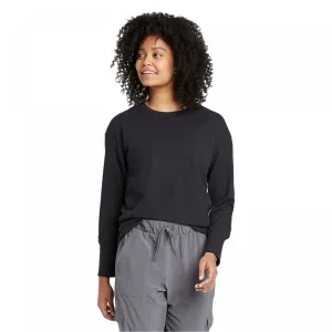 All In Motion Women's French Terry Crewneck Pullover Top