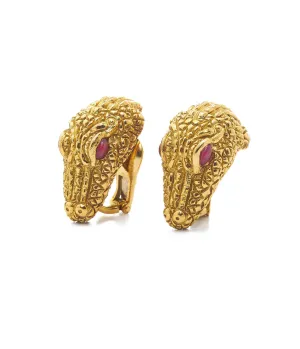 Alligator Earrings