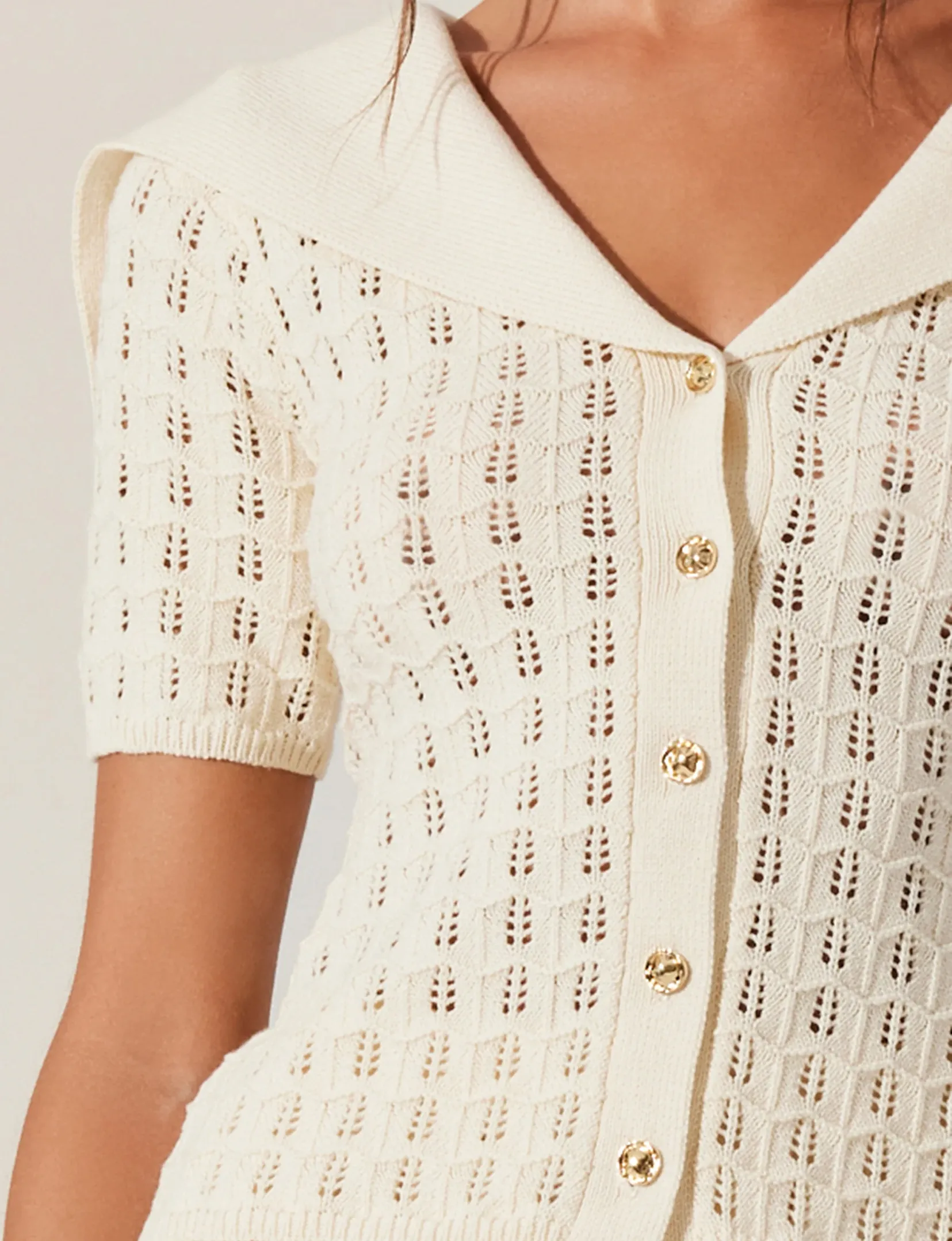 Analissa Cardigan, Cream