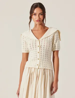 Analissa Cardigan, Cream