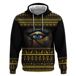 Ancient Egypt Eye Of Ra Hoodie Sun To The Egyptians LT14