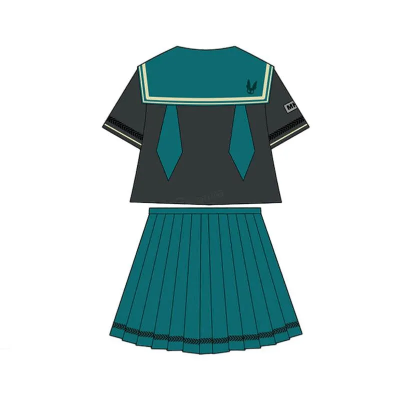 Anime My Hero Academia Female Midoriya Izuku JK Uniform Cosplay Costume