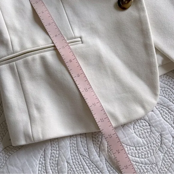 Ann Taylor - The Newbury Blazer in Knit Twill - White