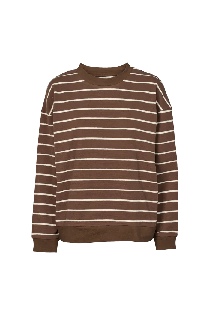Anneli Oversized LS Sweat - Carafe / Birch