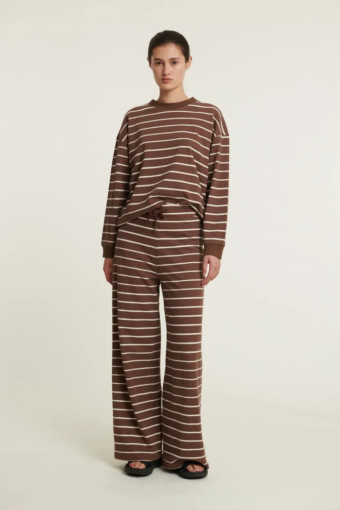 Anneli Oversized LS Sweat - Carafe / Birch