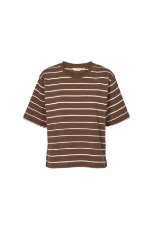 Anneli Oversized Tee - Carafe / Birch