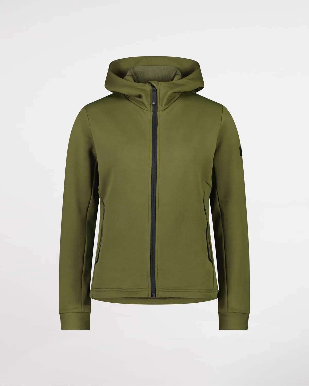 Arcadia Merino Fleece Hoody - Dark Olive