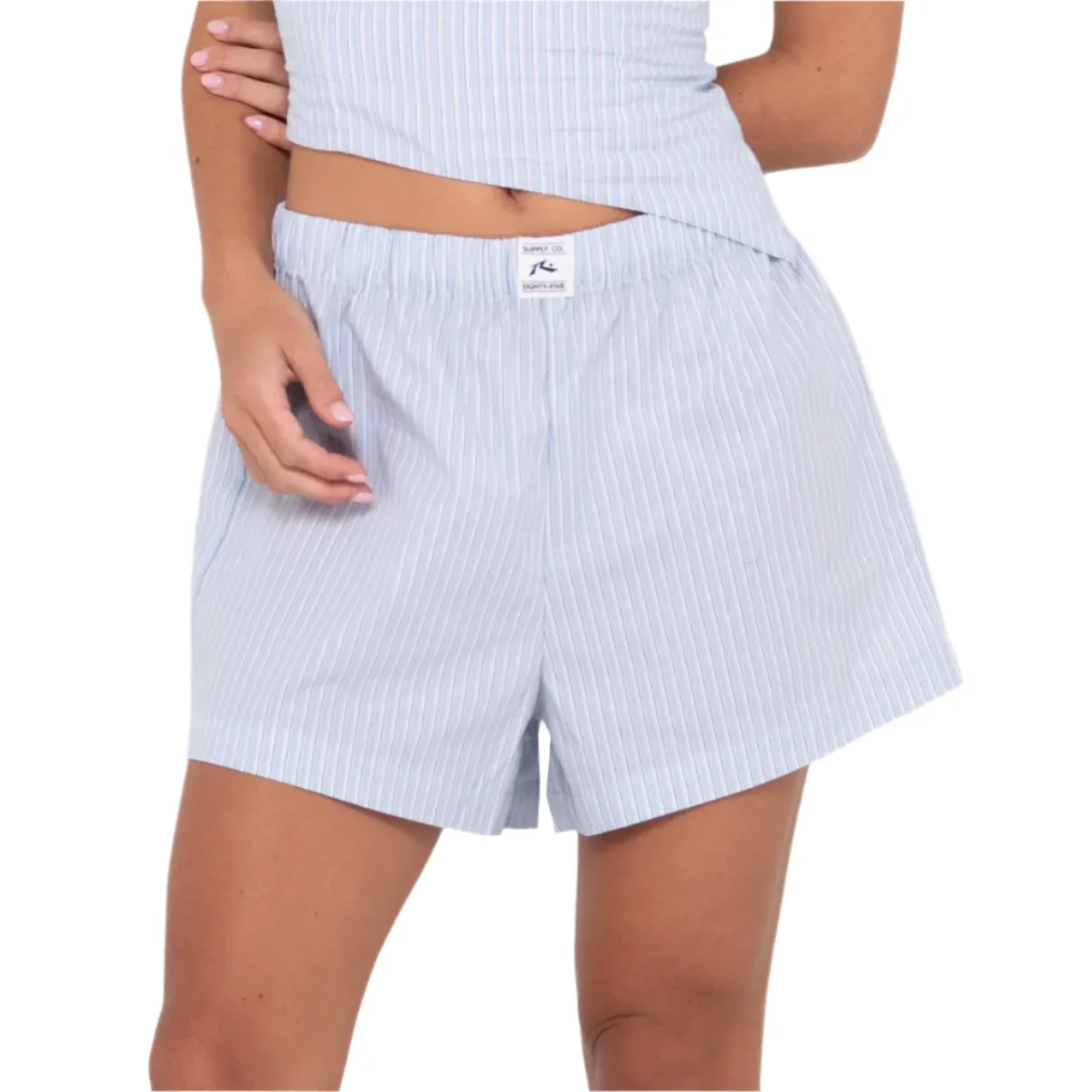 Ava Stripe Lounge Short