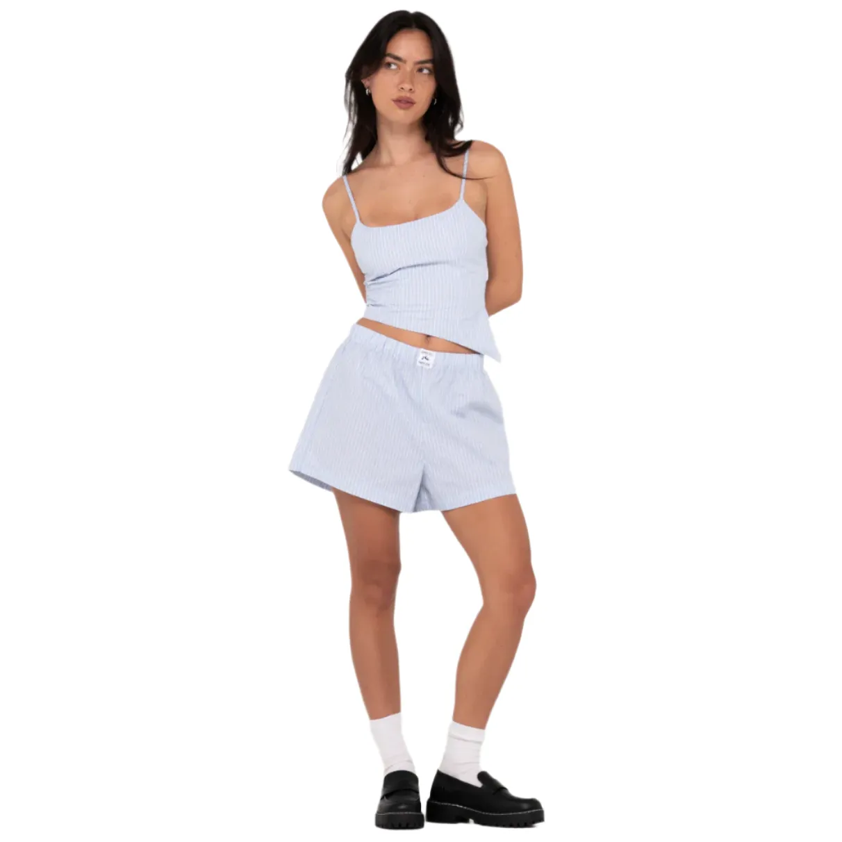 Ava Stripe Lounge Short
