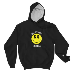 Bitcoin Rebels $$ Champion Hoodie Mens