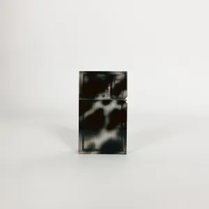 Black Marble Hard Edge Refillable Lighter