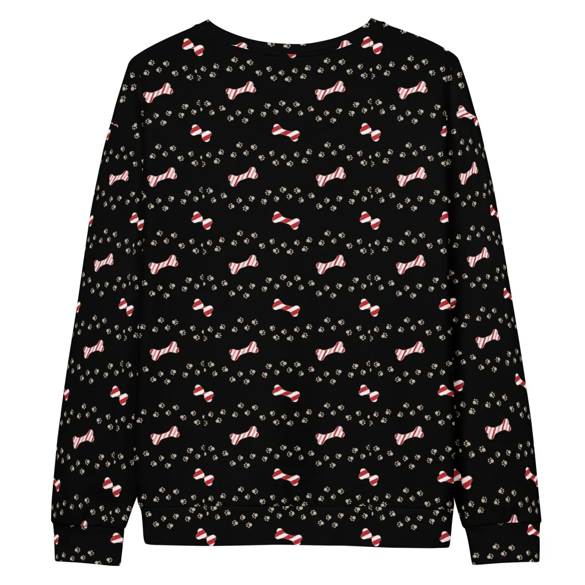 Black Merry Christmas Paw Sweatshirt