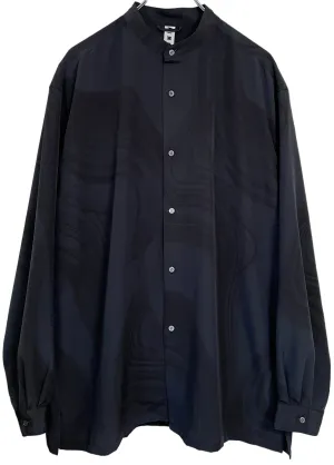 BLACK SWIRL PRINT SHIRT