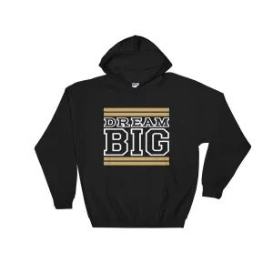 Black Tan and White Hooded Sweatshirt