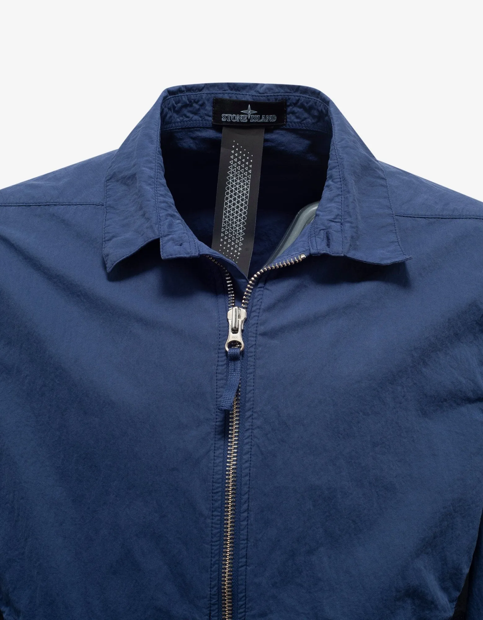 Blue Compact 50 Fili Zip Shirt Jacket