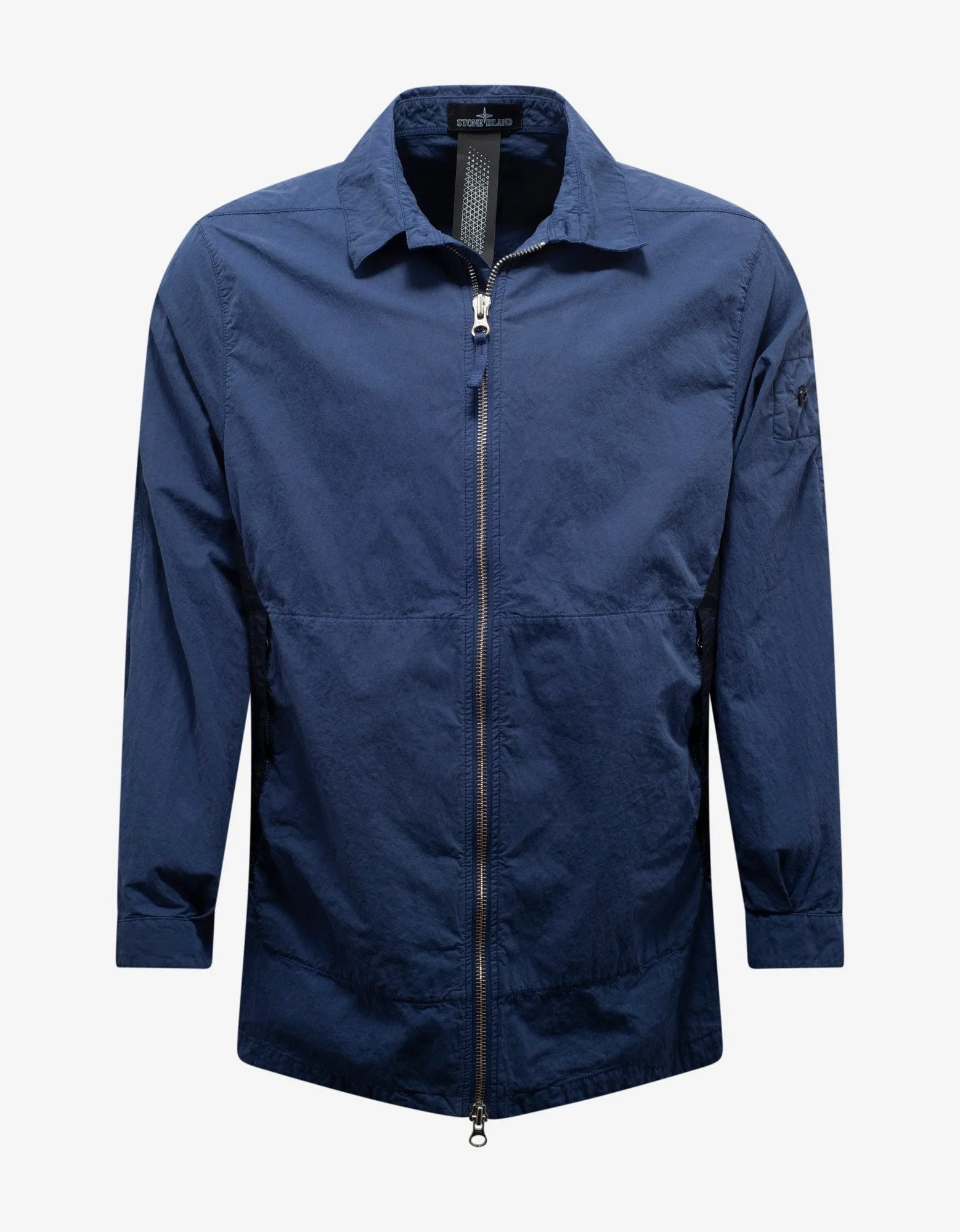 Blue Compact 50 Fili Zip Shirt Jacket