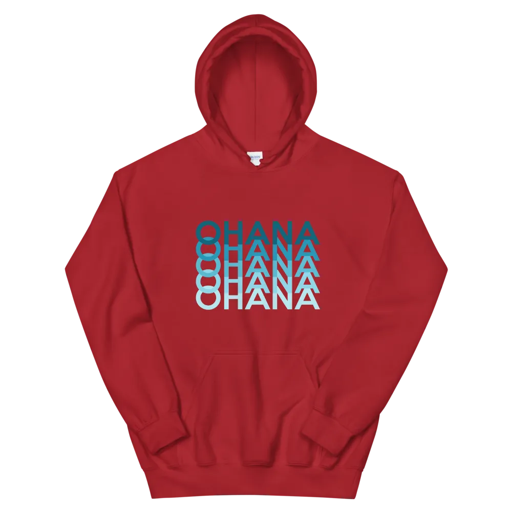 Blue Ohana Repeat *ADULT HOODIE*