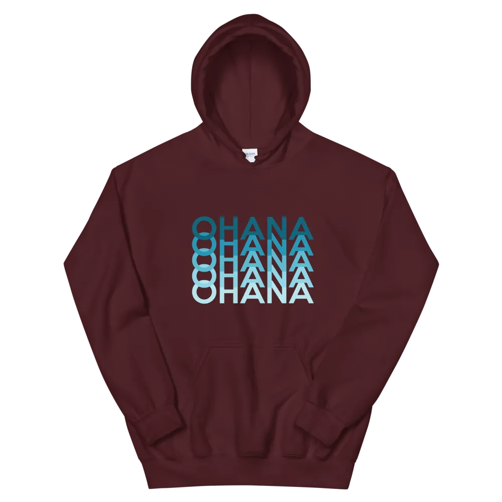 Blue Ohana Repeat *ADULT HOODIE*