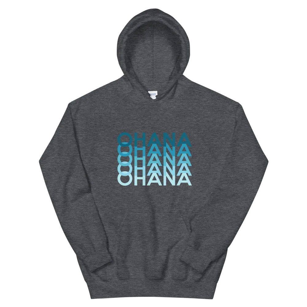 Blue Ohana Repeat *ADULT HOODIE*